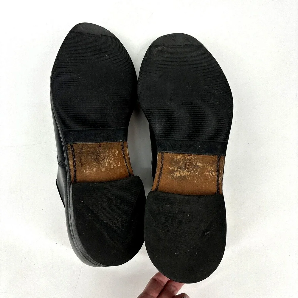 Mens 11.5‎ B Allen Edmonds Park Avenue Black Cap Toe Oxford Dress Shoes USA